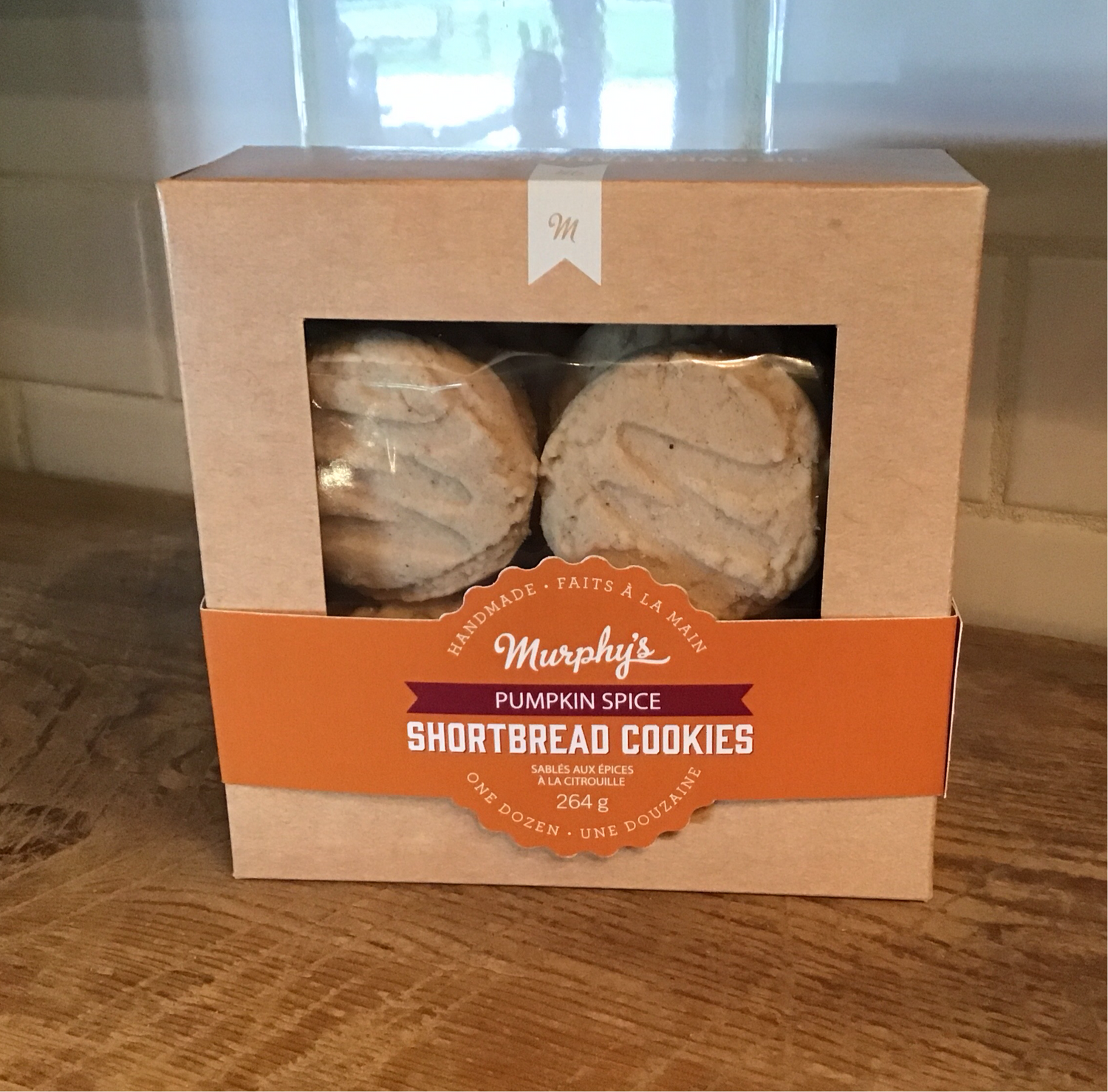 Pumpkin Spice Shortbread Cookies