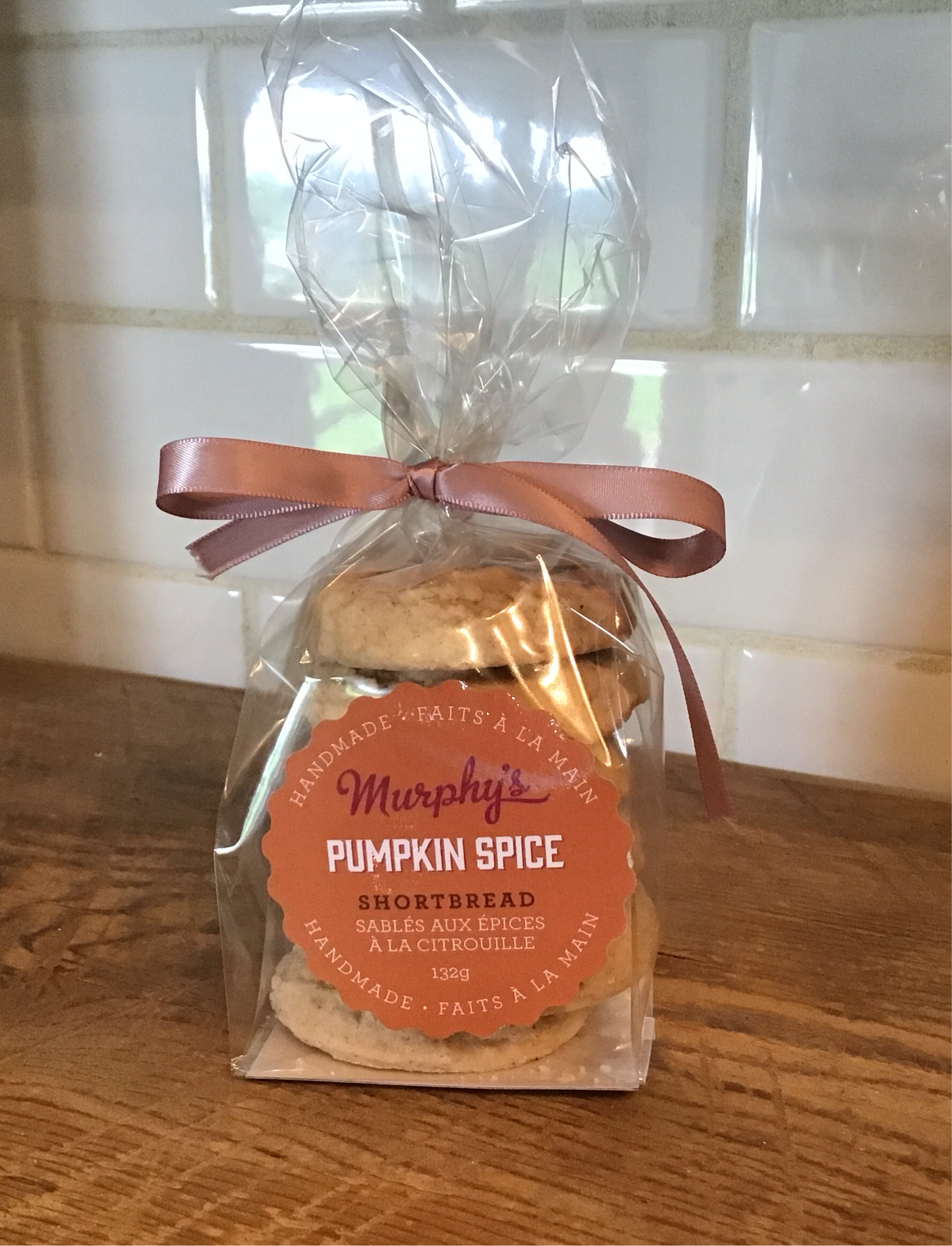 Pumpkin Spice Shortbread Cookies