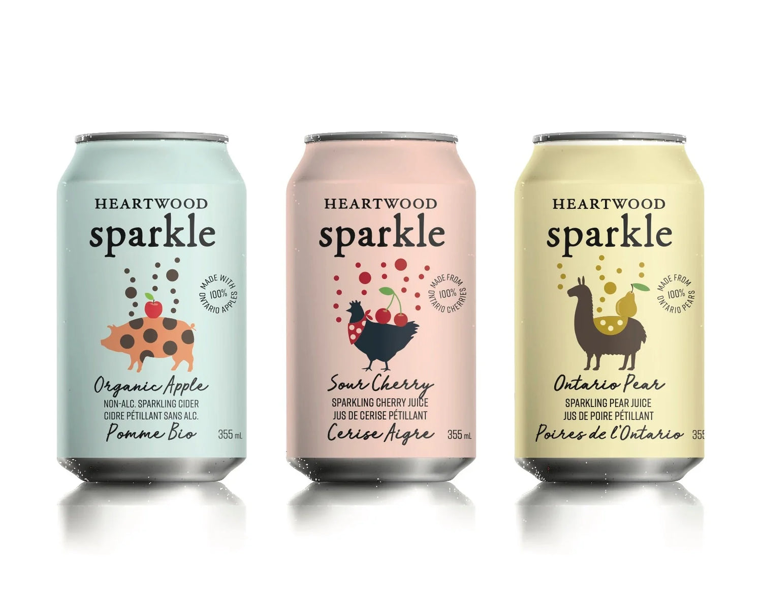 Heartwood sparkle organic cider